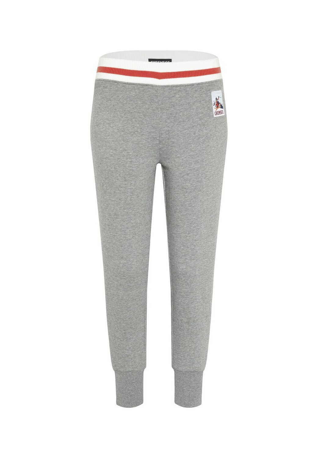 

Спортивные брюки с трикотажным поясом и нашивкой CHIEMSEE, цвет Neutral Gray Melange