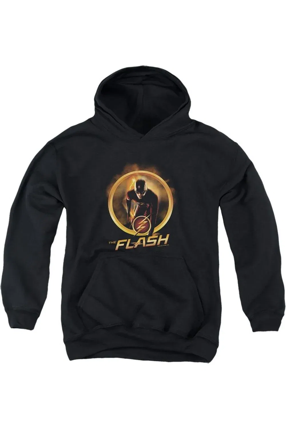 Детское худи с капюшоном Flash Tv Series Fastest Man Alive Gildan, черный