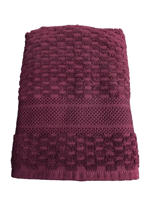 

Полотенце Re Sole Bricks, фиолетово-бордовый
