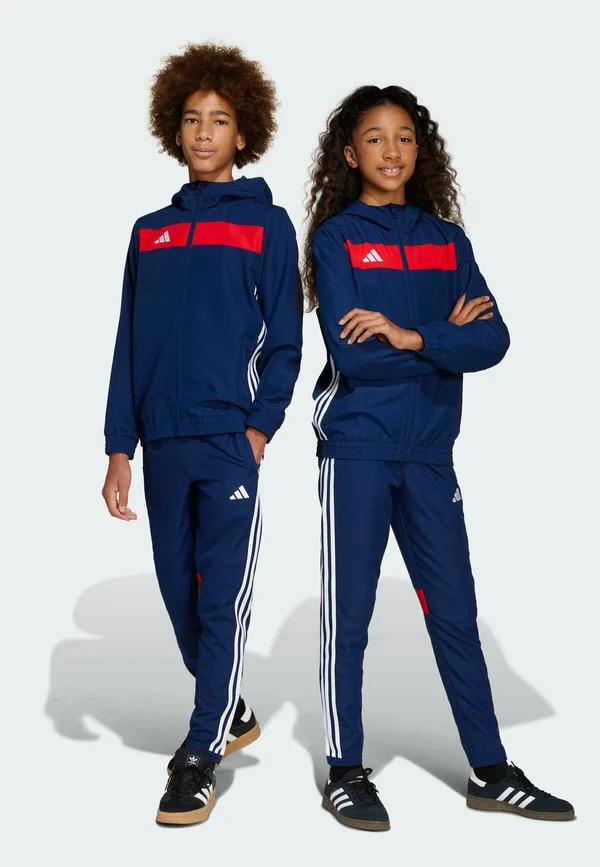 Детские спортивные штаны tiro 25 essentials из тканого материала Adidas Performance, Team Navy Red