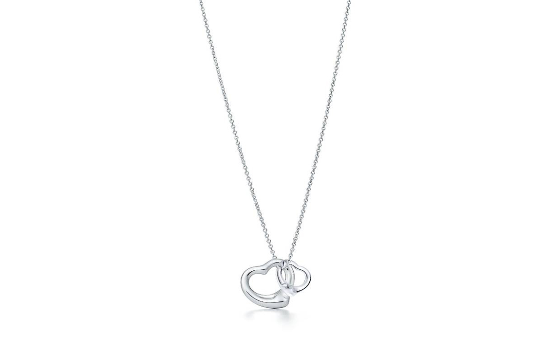 

TIFFANY & CO. Серебряное ожерелье Elsa Peretti Sterling Silver, Crystal