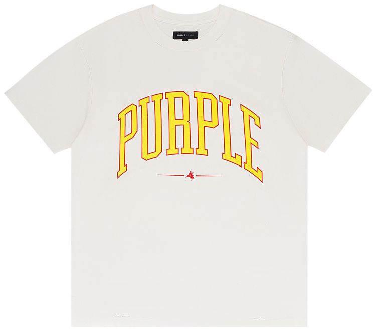 

Футболка PURPLE BRAND Heavy Jersey Short-Sleeve Tee 'Off White', кремовый