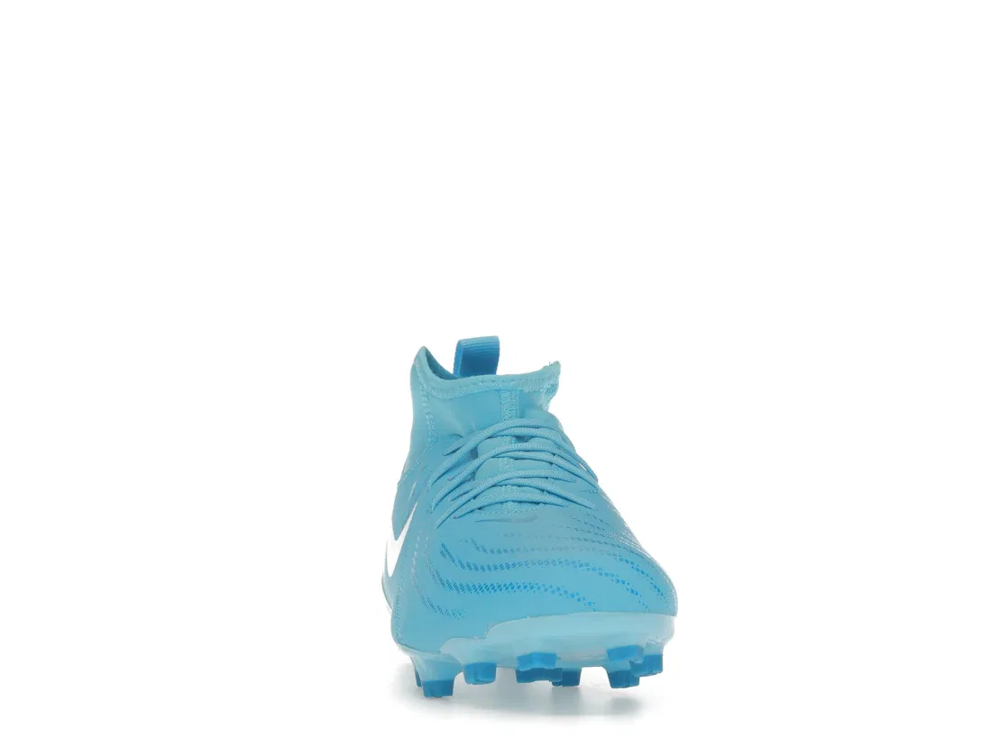 Детские бутсы Nike Phantom Luna 2 Academy FG, Blue Fury White — фото 2
