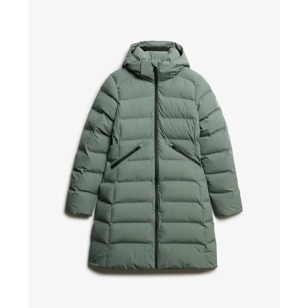 Женская утепленная куртка Superdry, Зеленый