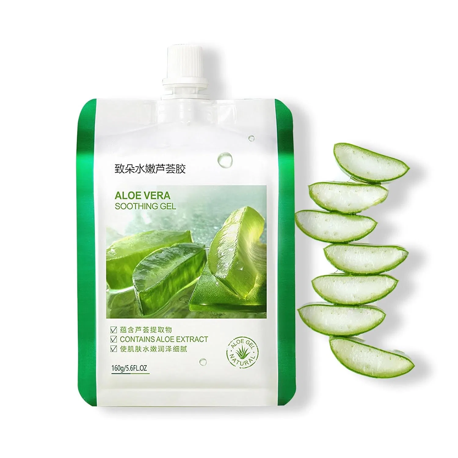 Гель алоэ вера увлажняющий, Shefave, 160 г
