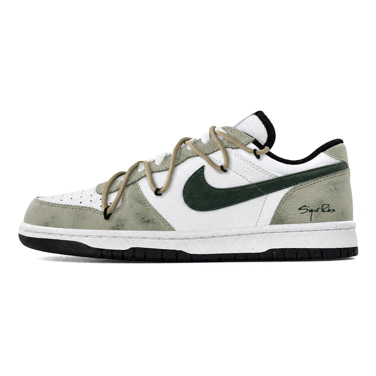 Кроссовки скейтбордические детские с принтом Nike Dunk Low — фото 3