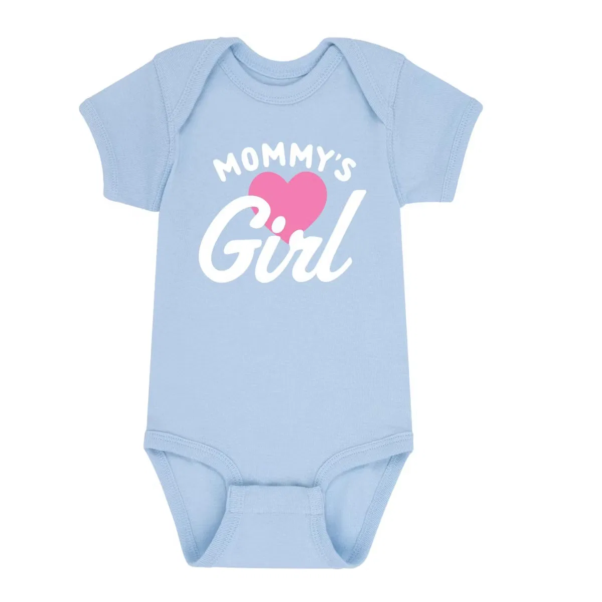 Боди-комбинезон с принтом Mommy's Girl Instant Message, light blue