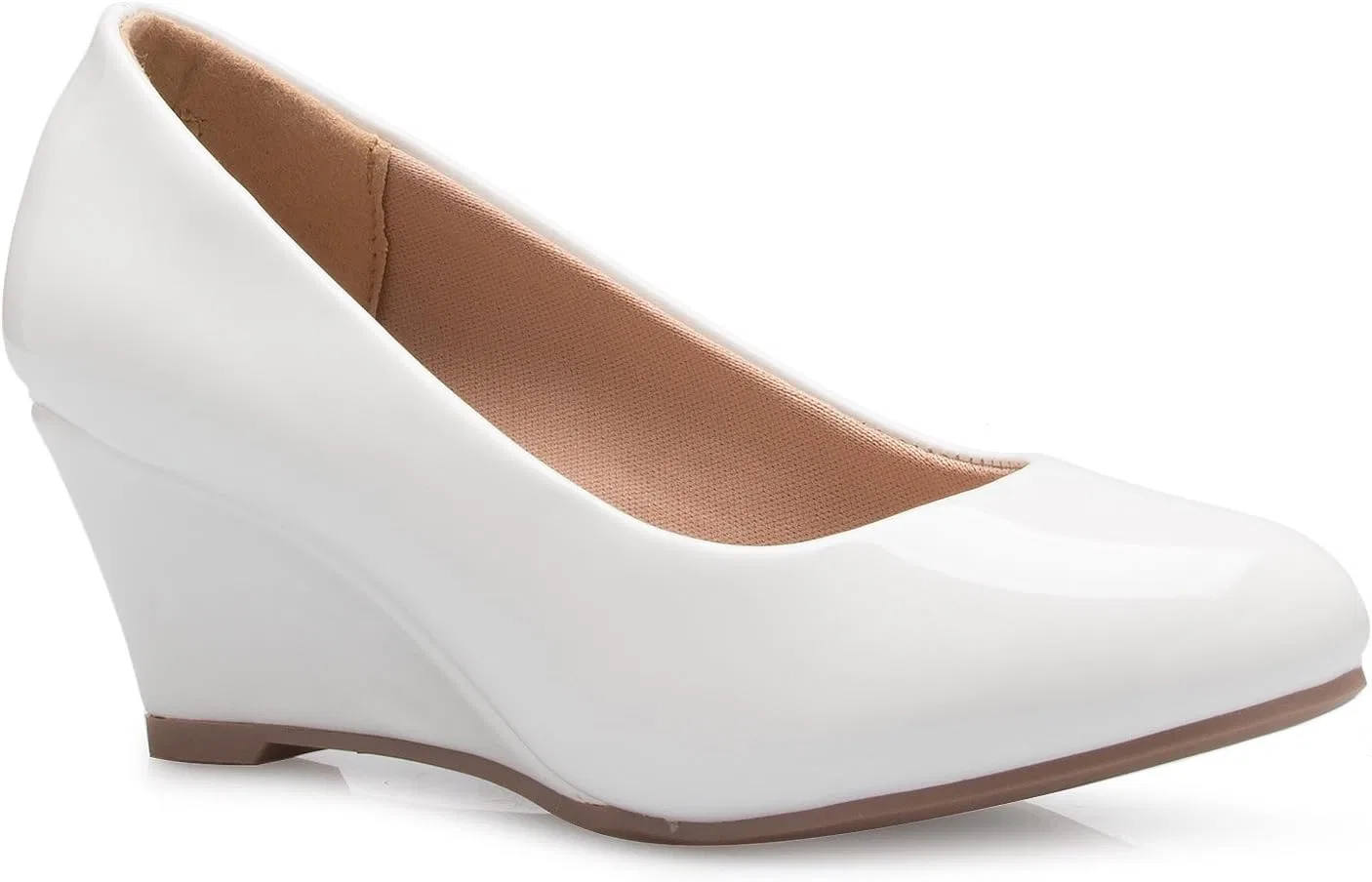 Детские туфли для девочек с блестками и стразами Olivia K, White Patent*