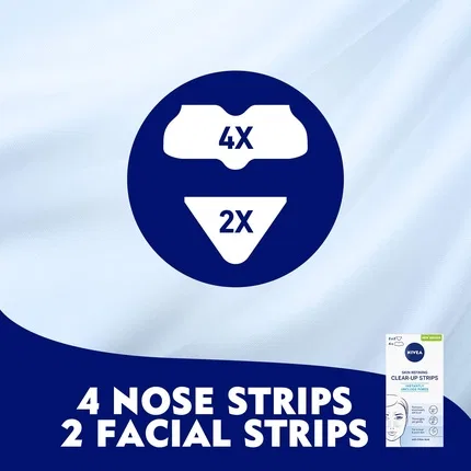 Очищающие полоски для носа NIVEA Visage Clear-Up Strips