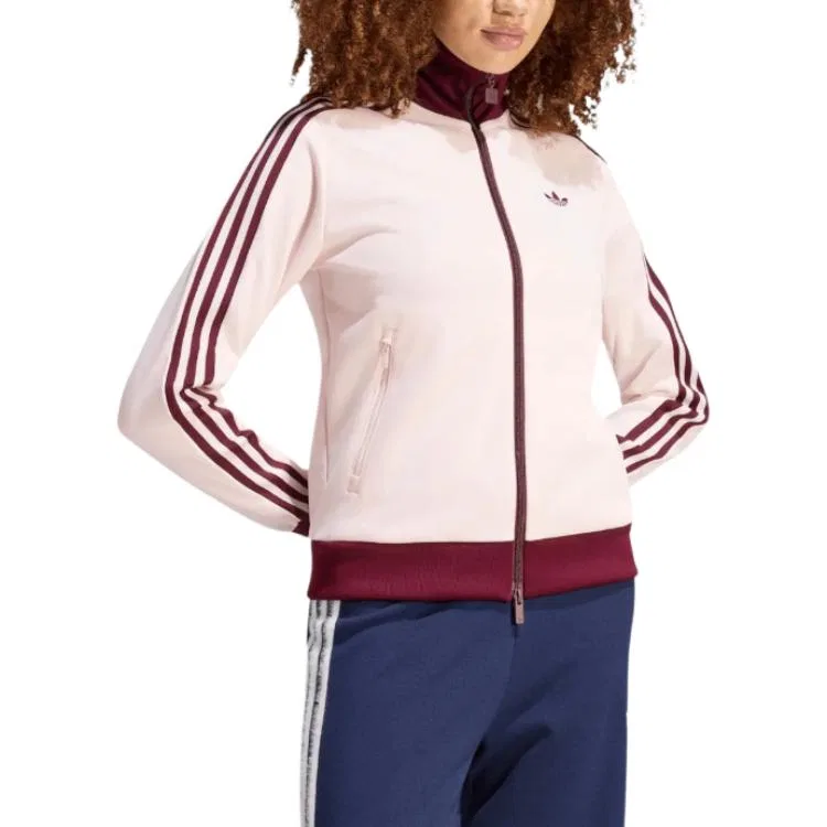 Женская куртка с воротником-стойкой Adidas Originals, Pink — фото 3