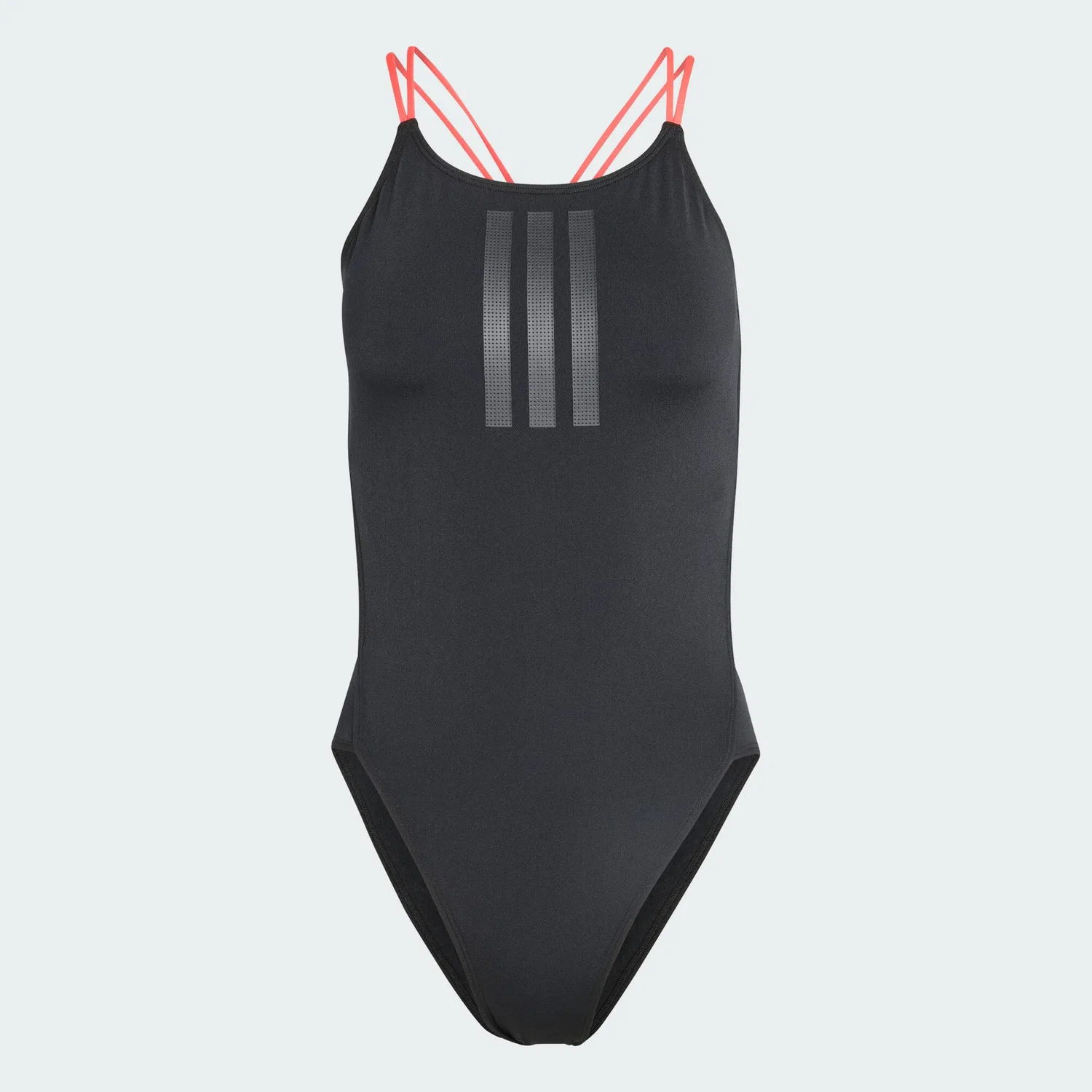 Женский слитный купальник с открытой спиной Ripstream 3-Streifen Tie Back Adidas, Schwarz — фото 2