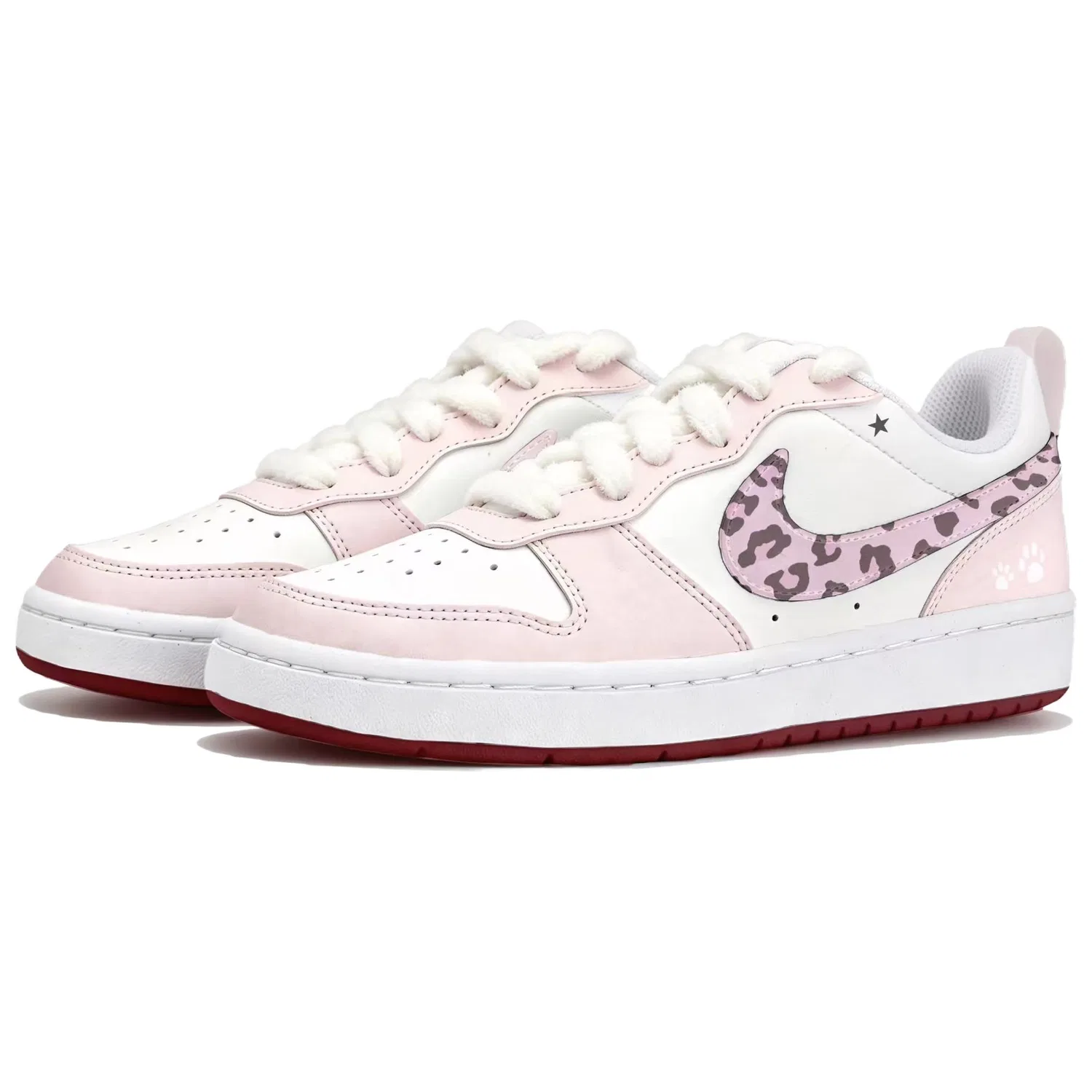 Детские скейтборд-кроссовки с низким верхом Pink/Brown Nike — фото 4
