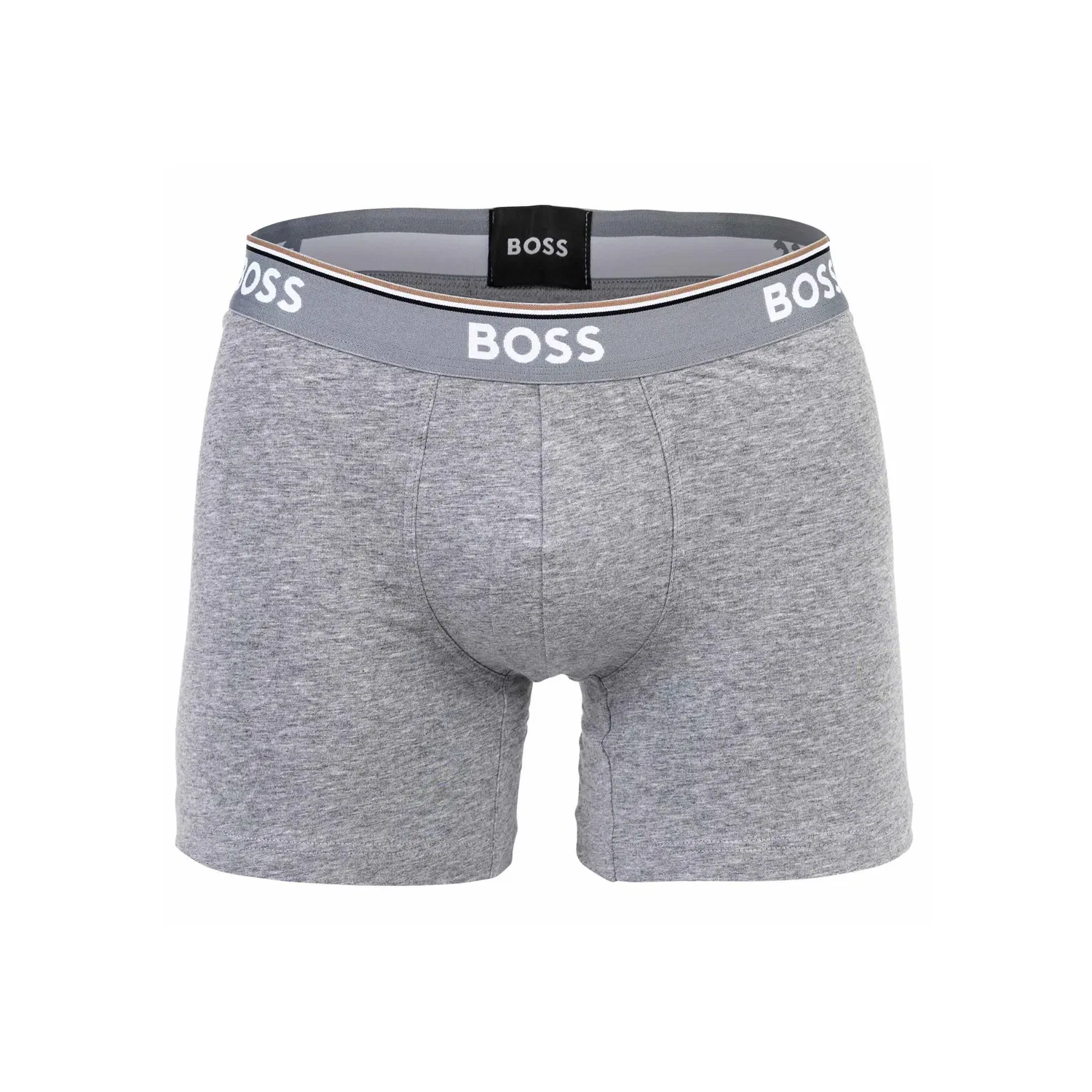 Мужские боксеры из хлопка с эластаном BOSS, Gray — фото 2