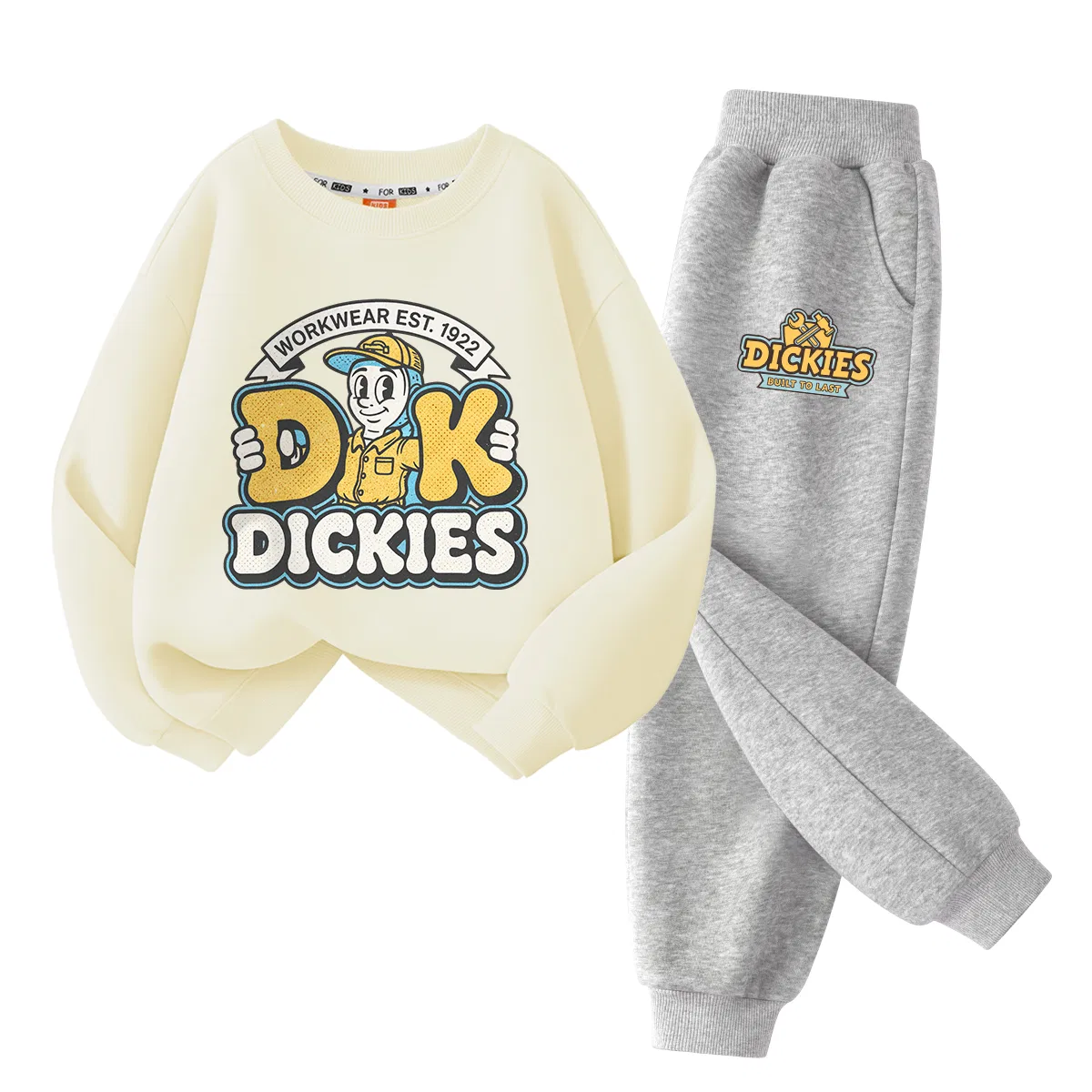 Детский спортивный комплект с принтом Skittles Pastry with Yellow+Skittles K Gray Dickies, Skittles Pastry with Yellow+Skittles K Gray