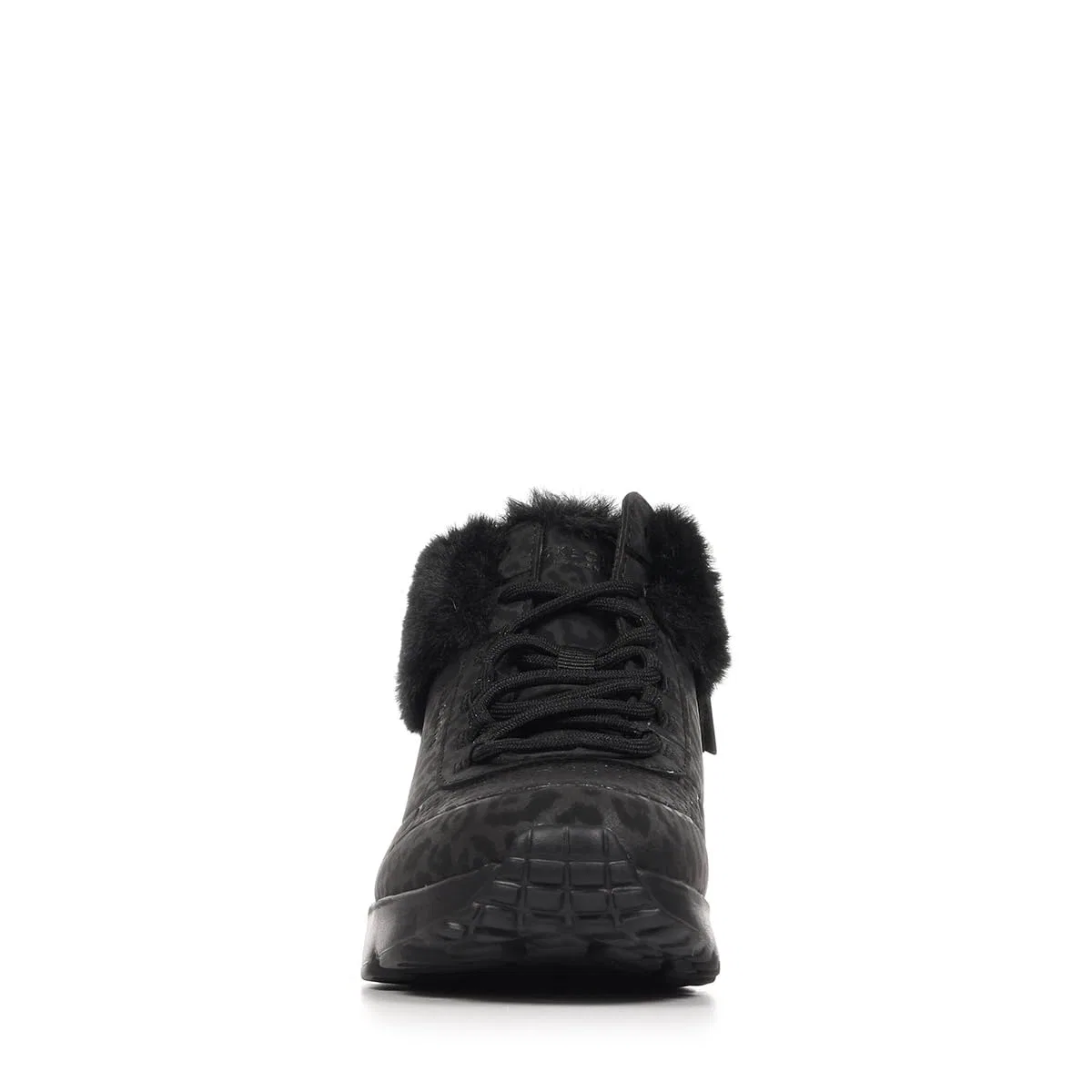 Детские ботинки для девочек с принтом Uno Lite Skechers, Black — фото 4