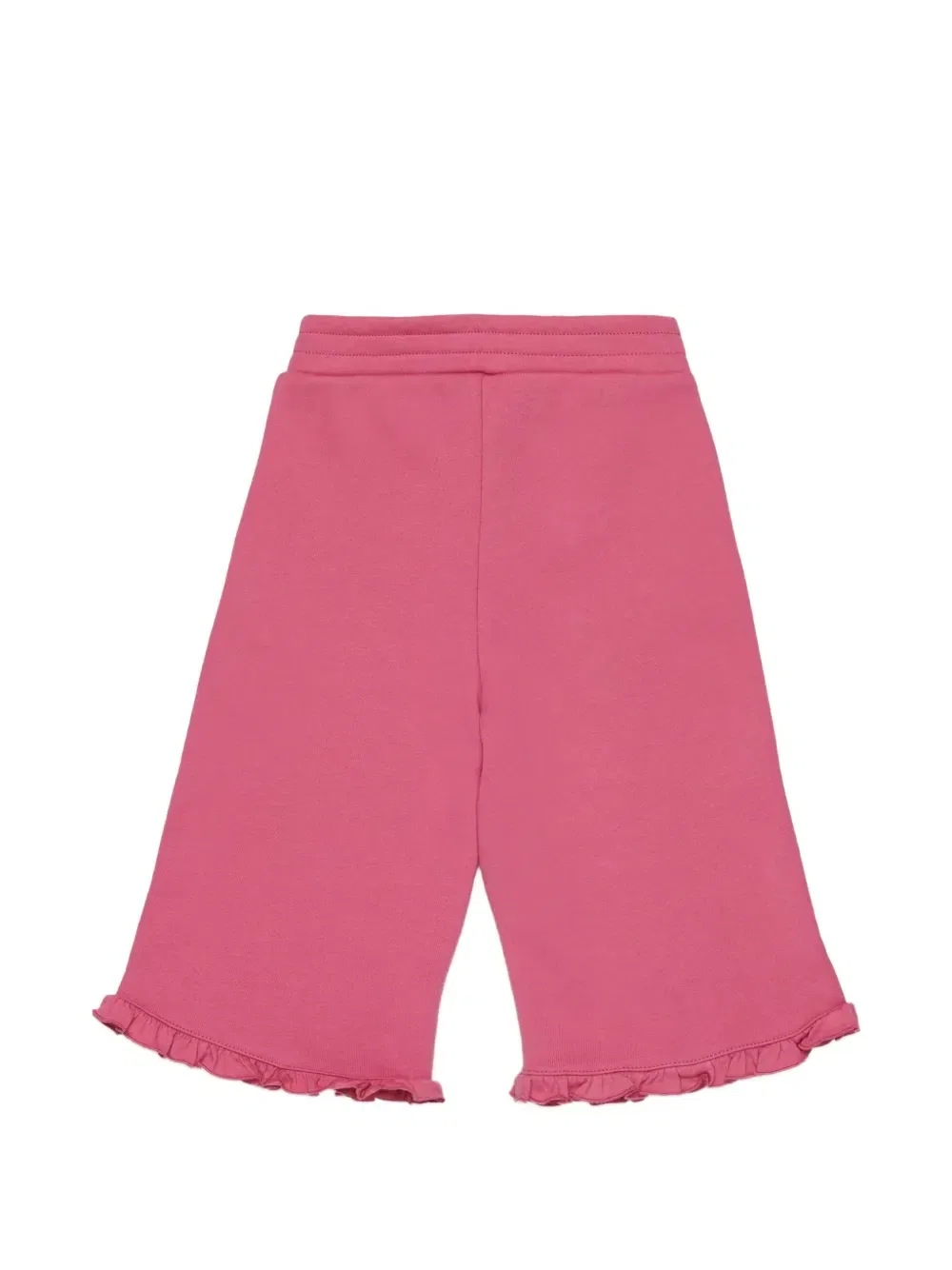 Брюки с оборками и вышитым логотипом Marni Kids, розовый — фото 2