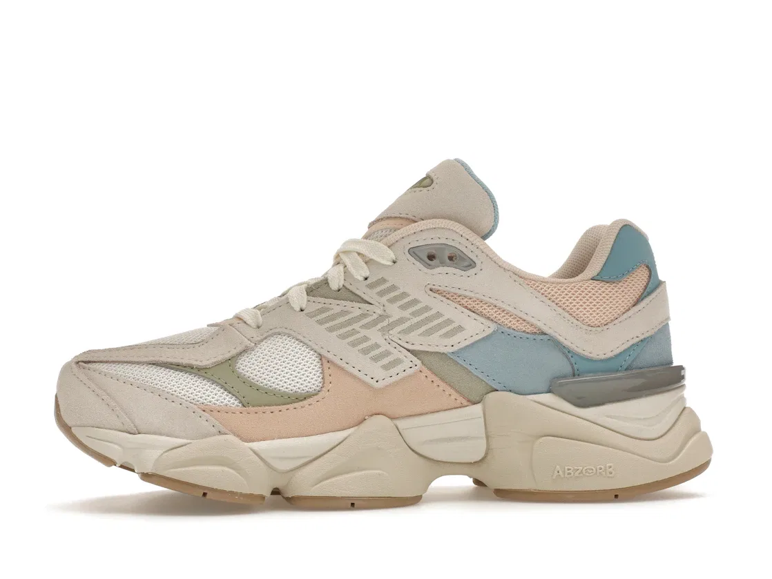 Детские кроссовки Lifestyle New Balance 9060, Beige/Off White/Blue — фото 3
