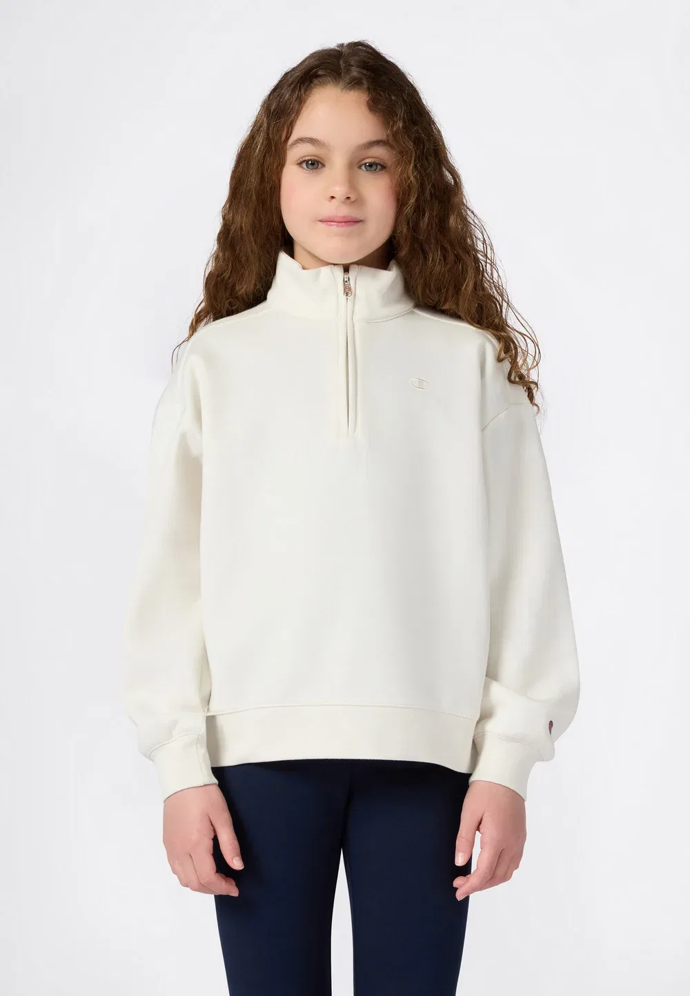Толстовка Icons с застежкой-молнией до середины груди Champion, Off-White