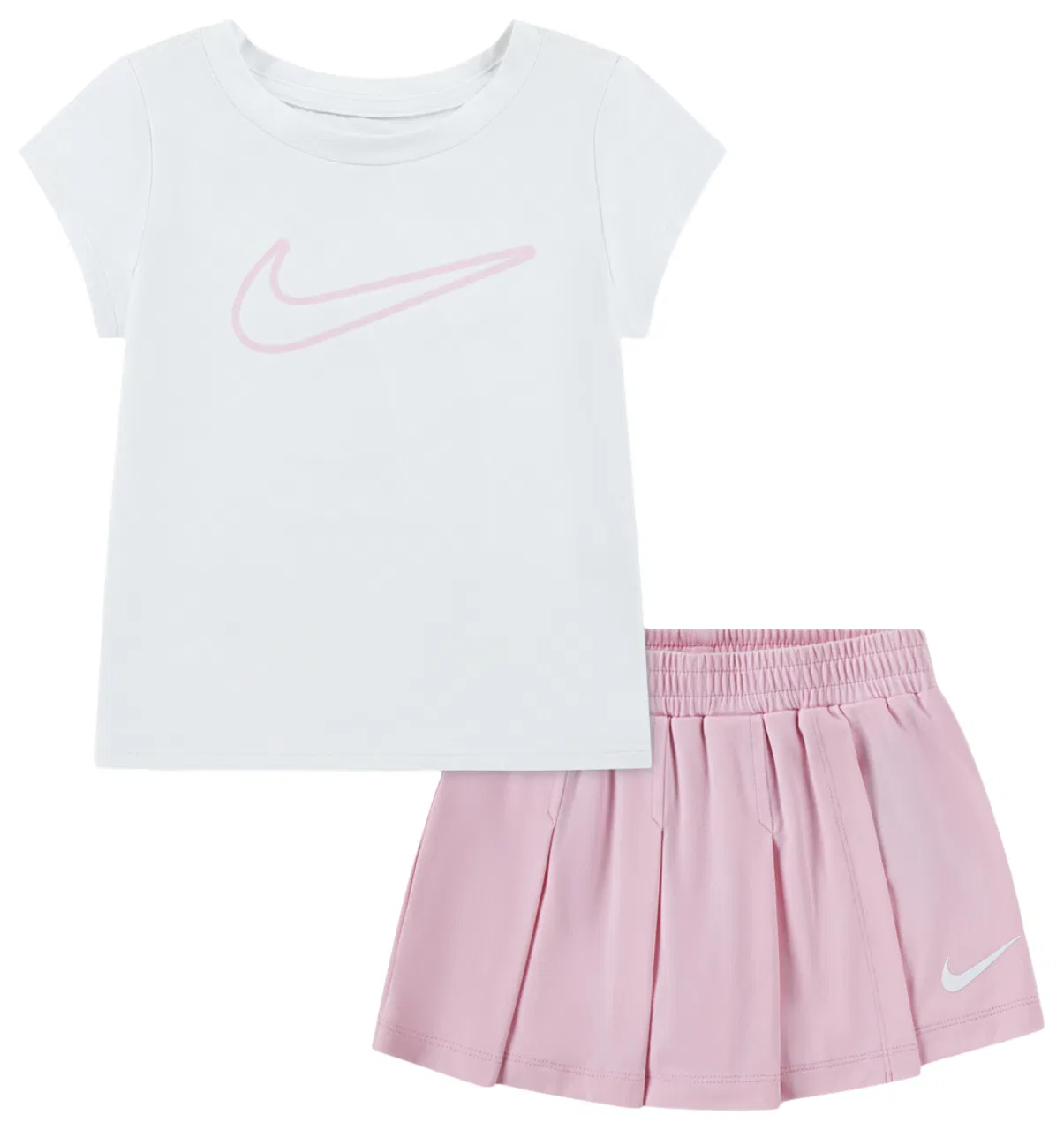 Детский спортивный комплект All Day Play Skort Nike, цвет Medium Soft Pink/White