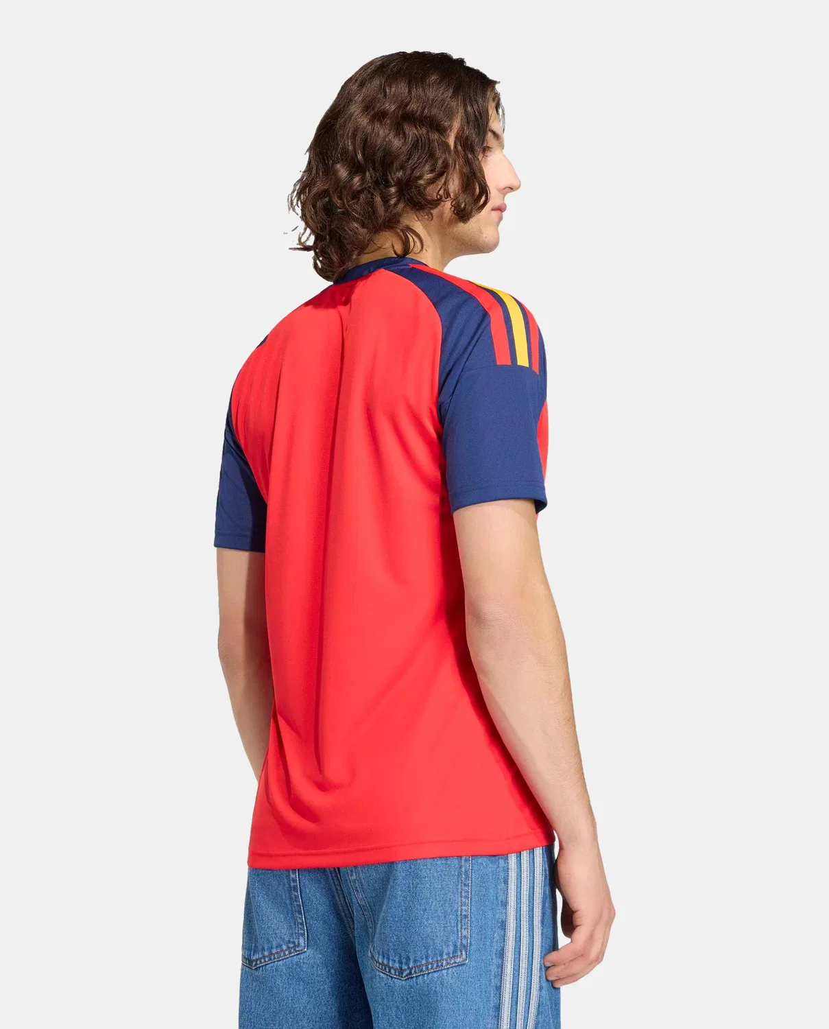Мужская футболка, 1ª Equipación Fan España Mundial 2026, adidas, красный — фото 2