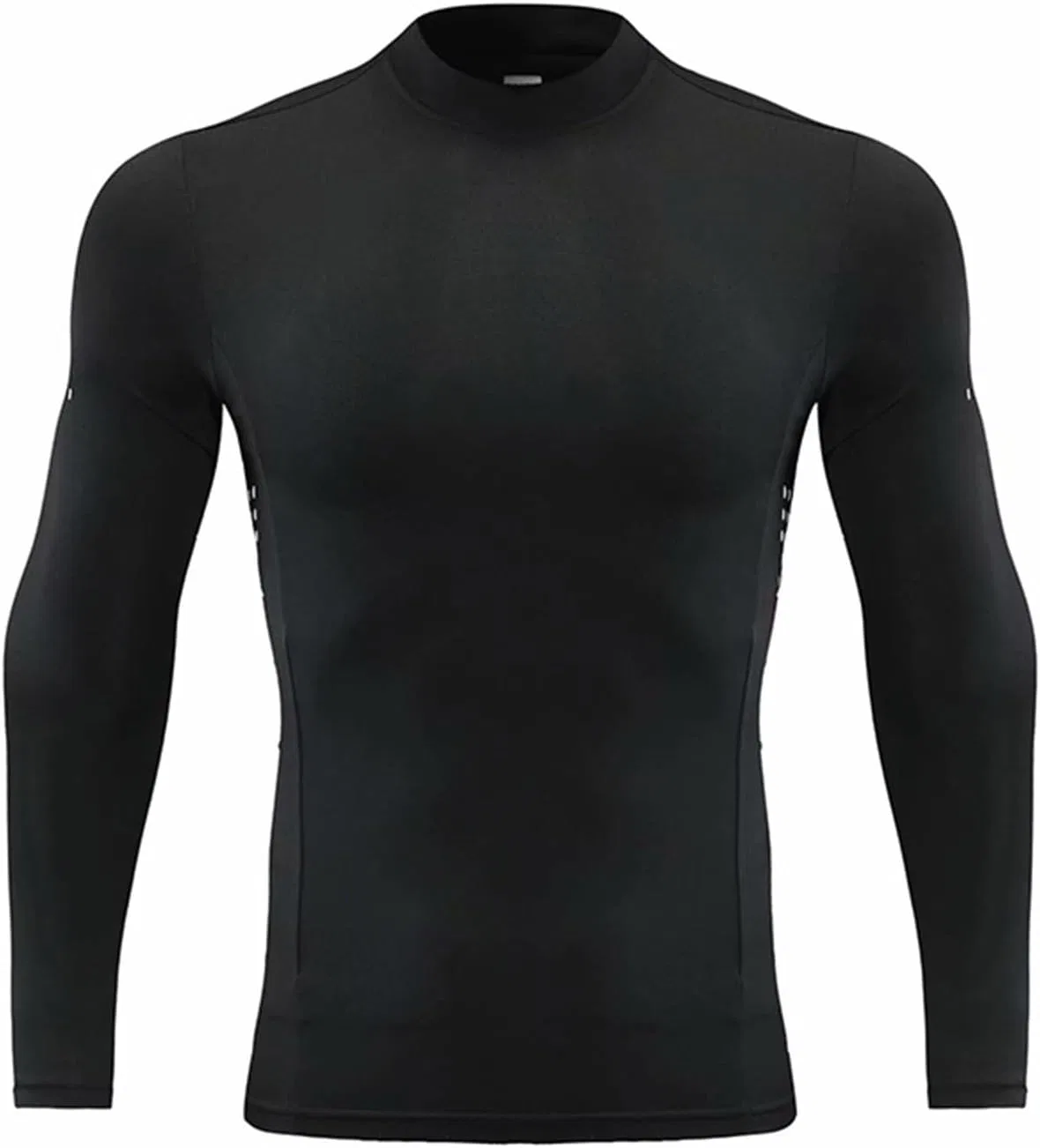 Мужская футболка с длинным рукавом Henley Neck Quick-Drying, Black