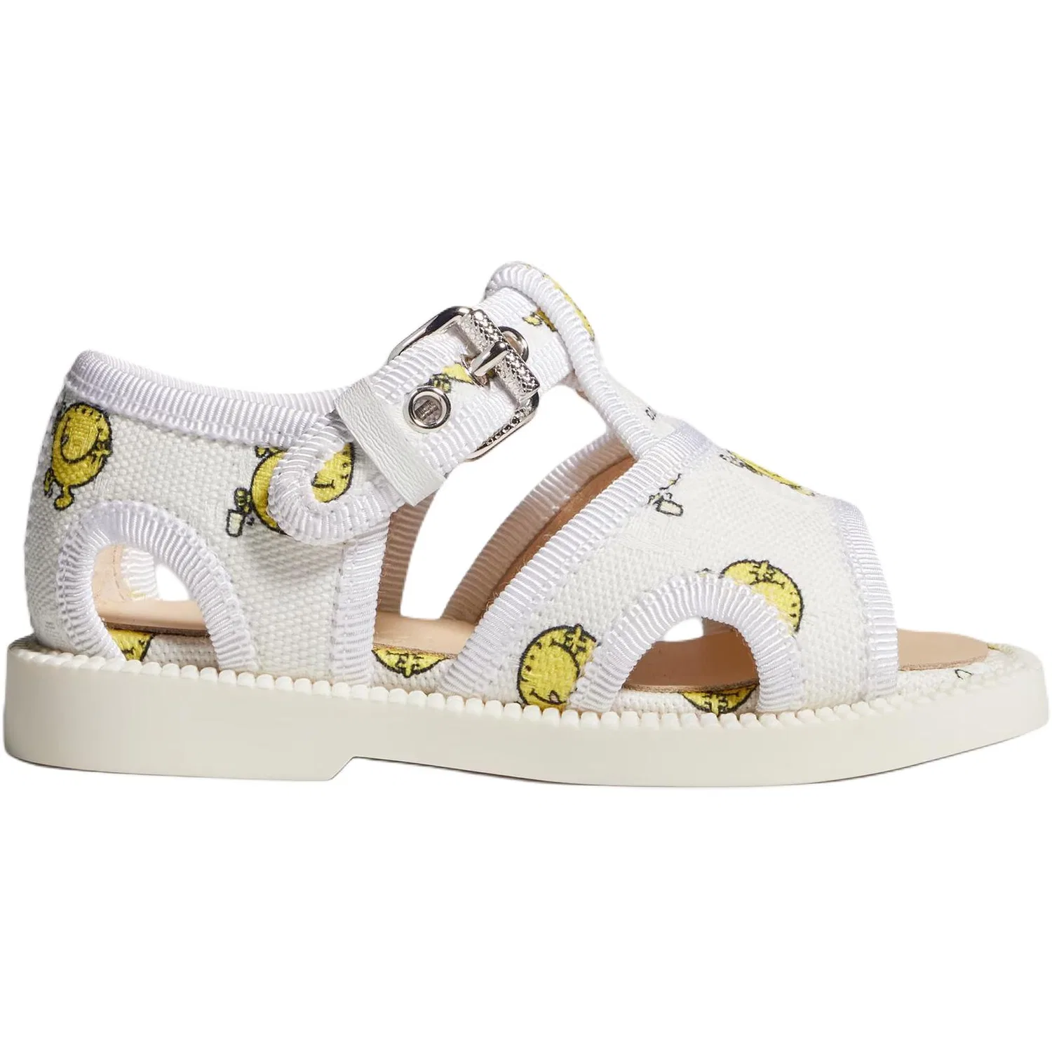 Детские туфли Gucci Toddler Shoes Baby из парусины, белые, летние — фото 3