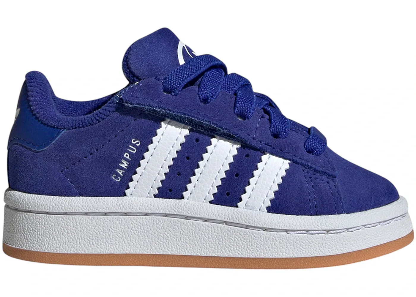 Детские кроссовки с удобной застежкой Adidas Campus 00s Comfort Closure, Semi Lucid Blue Cloud White Gum
