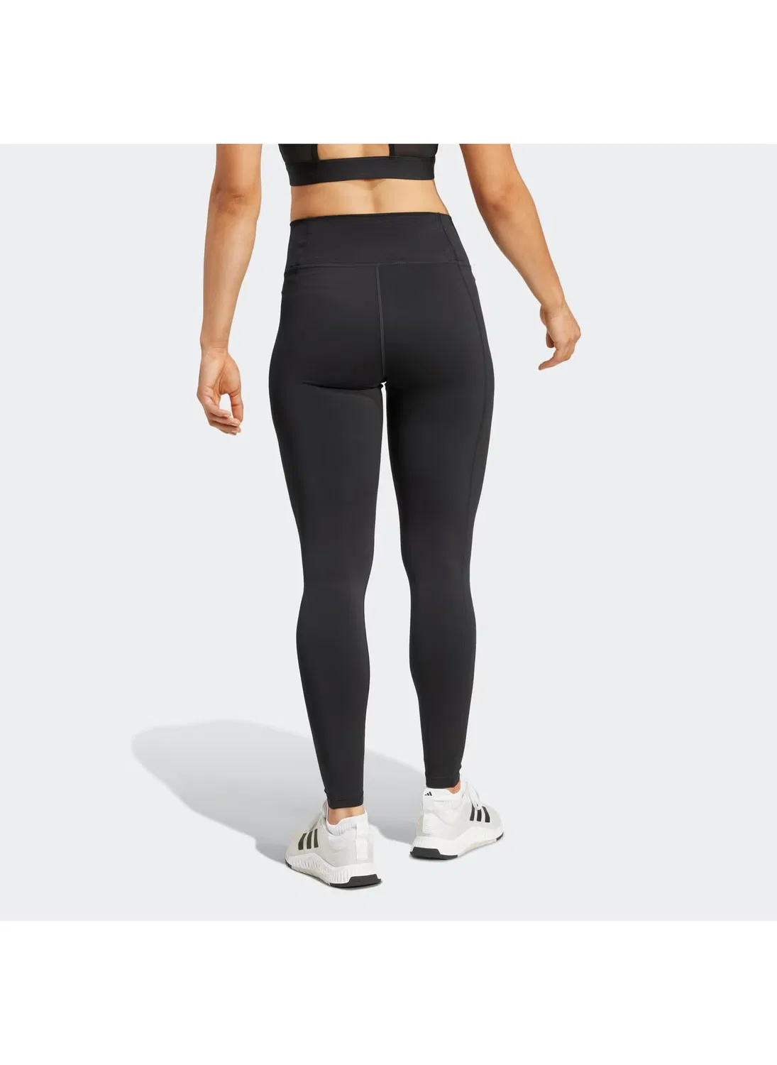 Леггинсы для тренировок с логотипом Big logo Adidas, черный