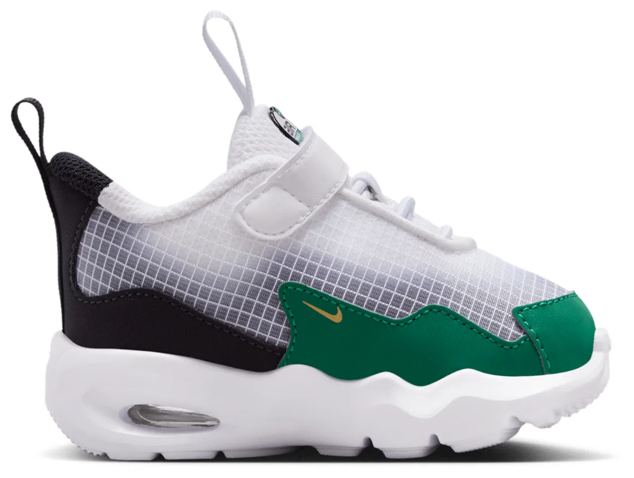 Кроссовки для мальчиков Air Max Nova Nike, цвет White/Metallic Gold/Malachite