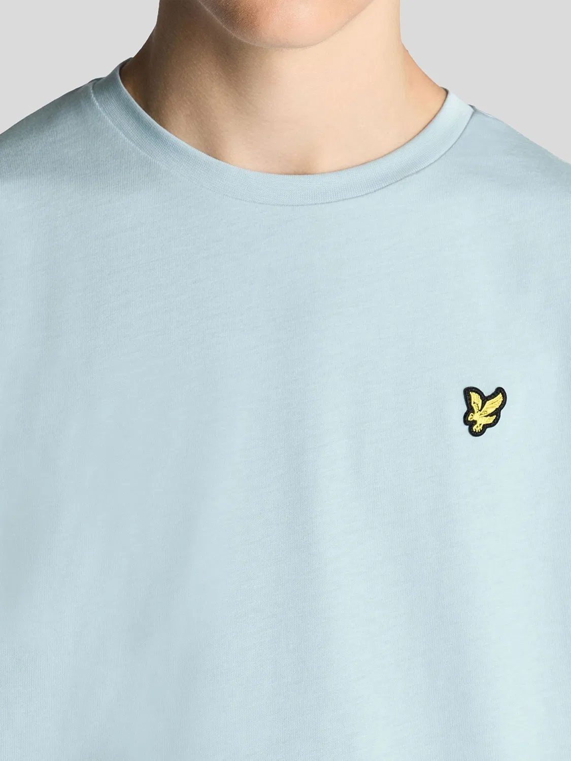Футболка Lyle & Scott Light Blue — фото 3
