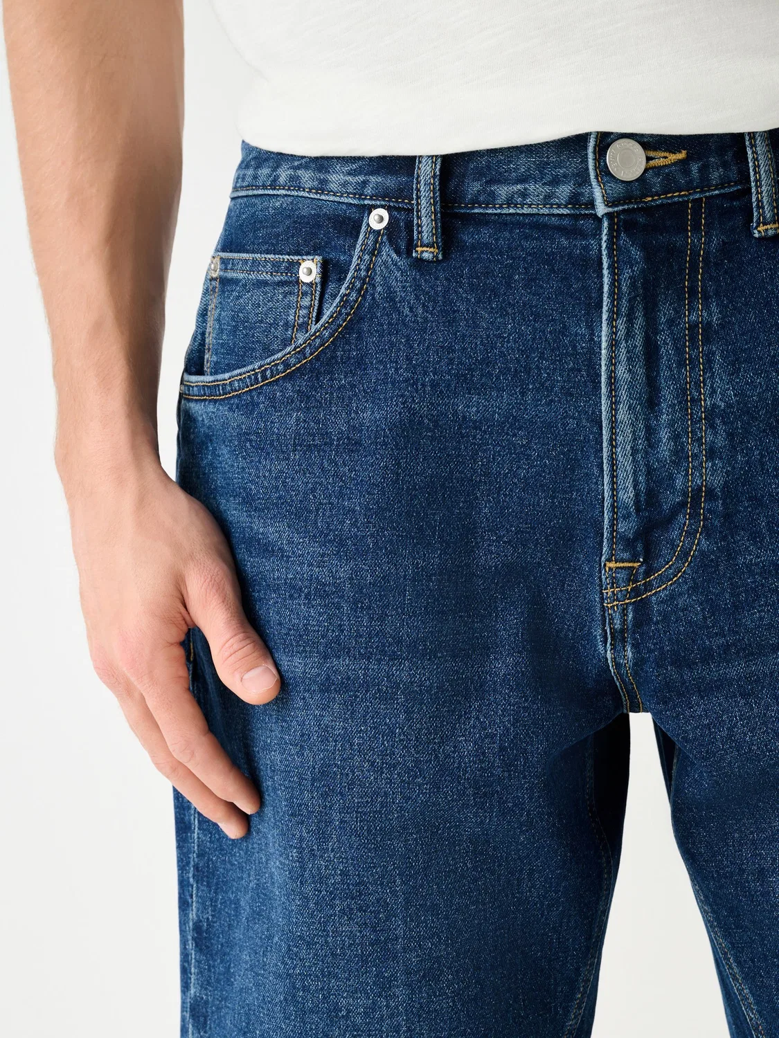 Шорты джинсовые Mid Blue Denim Next, Mid Blue — фото 2