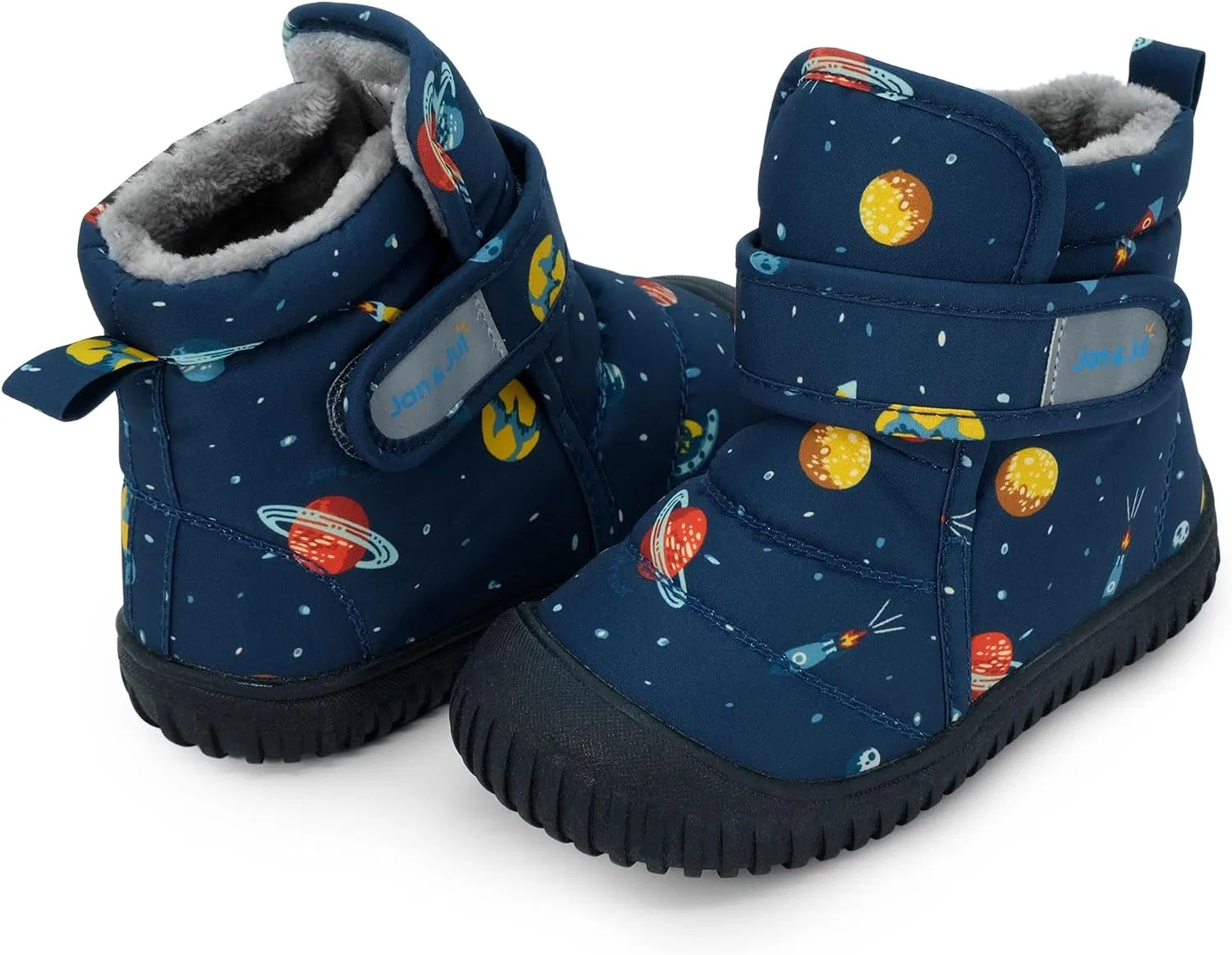 Детские снежные ботинки для мальчиков Toasty-Dry JAN & JUL, Planet Patrol — фото 2