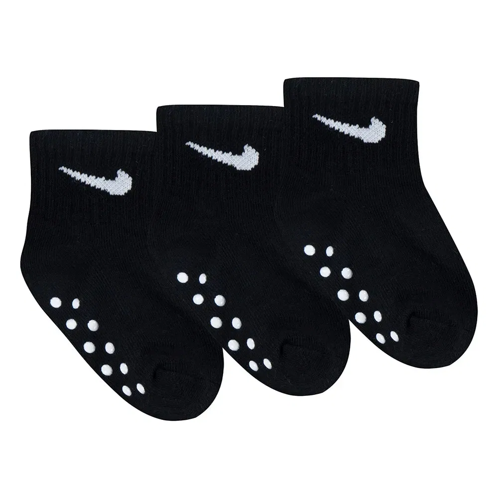 Носки Nike Core Swoosh Gripper 3 пары, черный — фото 2