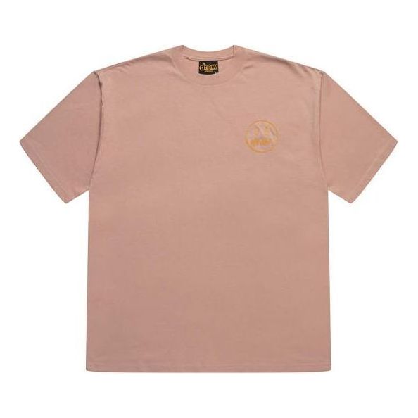 

Футболка Drew House Sketch Mascot Embroidery T-shirt 'Dusty Rose', розовый
