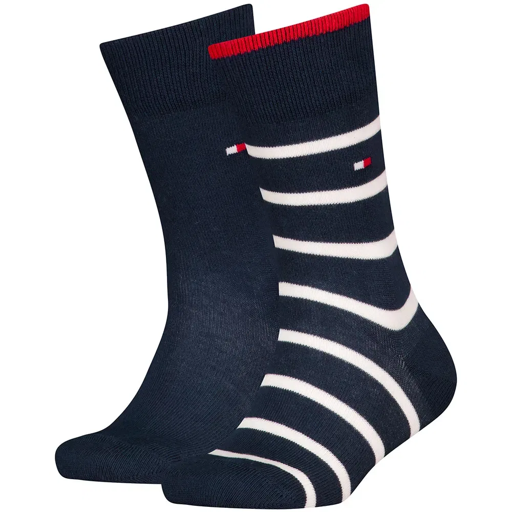 Детские носки для девочек с принтом Breton Stripe Tommy hilfiger, Blue