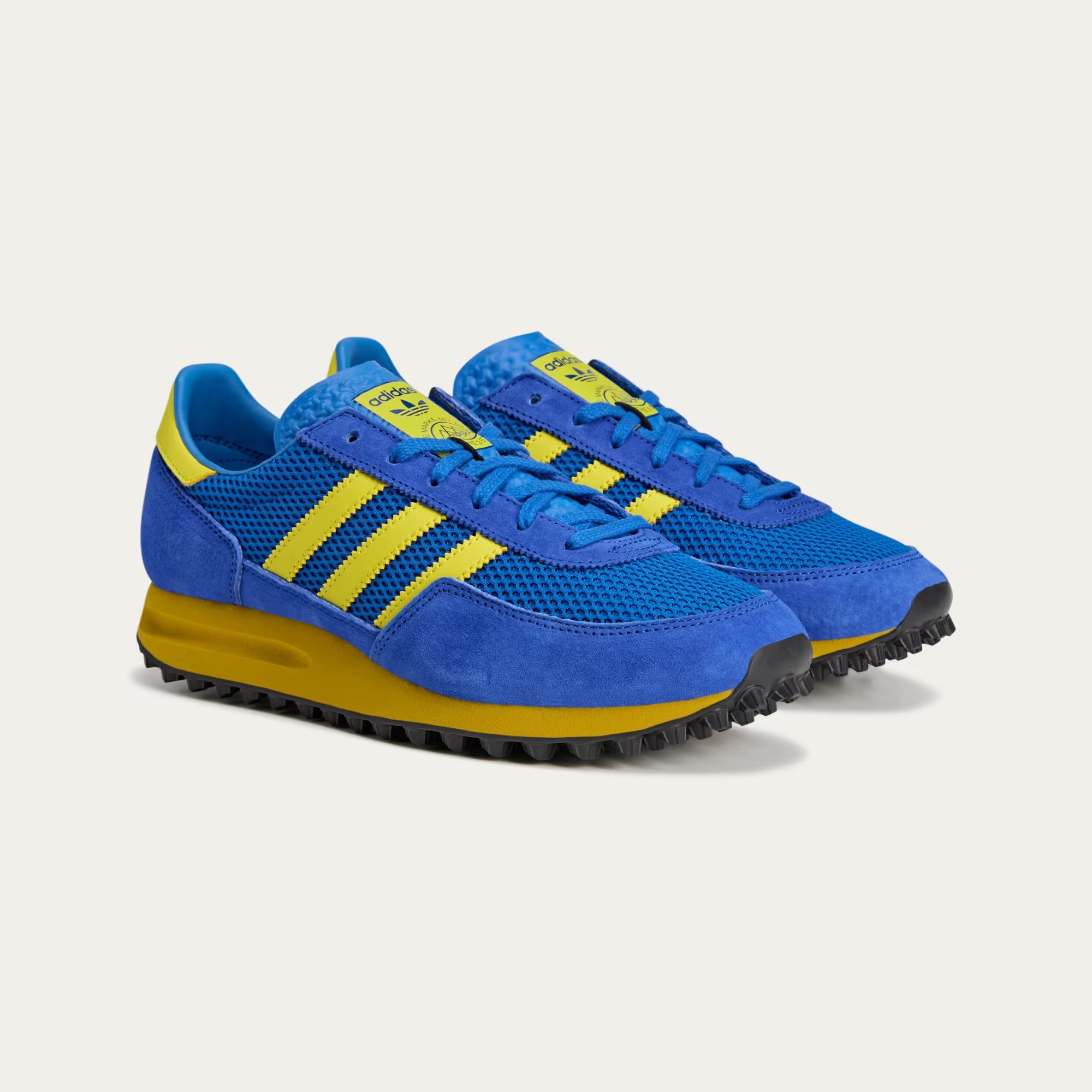 Бутсы мужские Adidas Originals TRX Mesh SPZL, синий/желтый — фото 2
