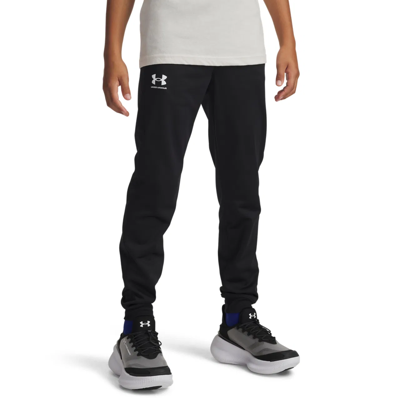 Брюки для мальчиков Icon Knit Under Armour, черный/белый — фото 3