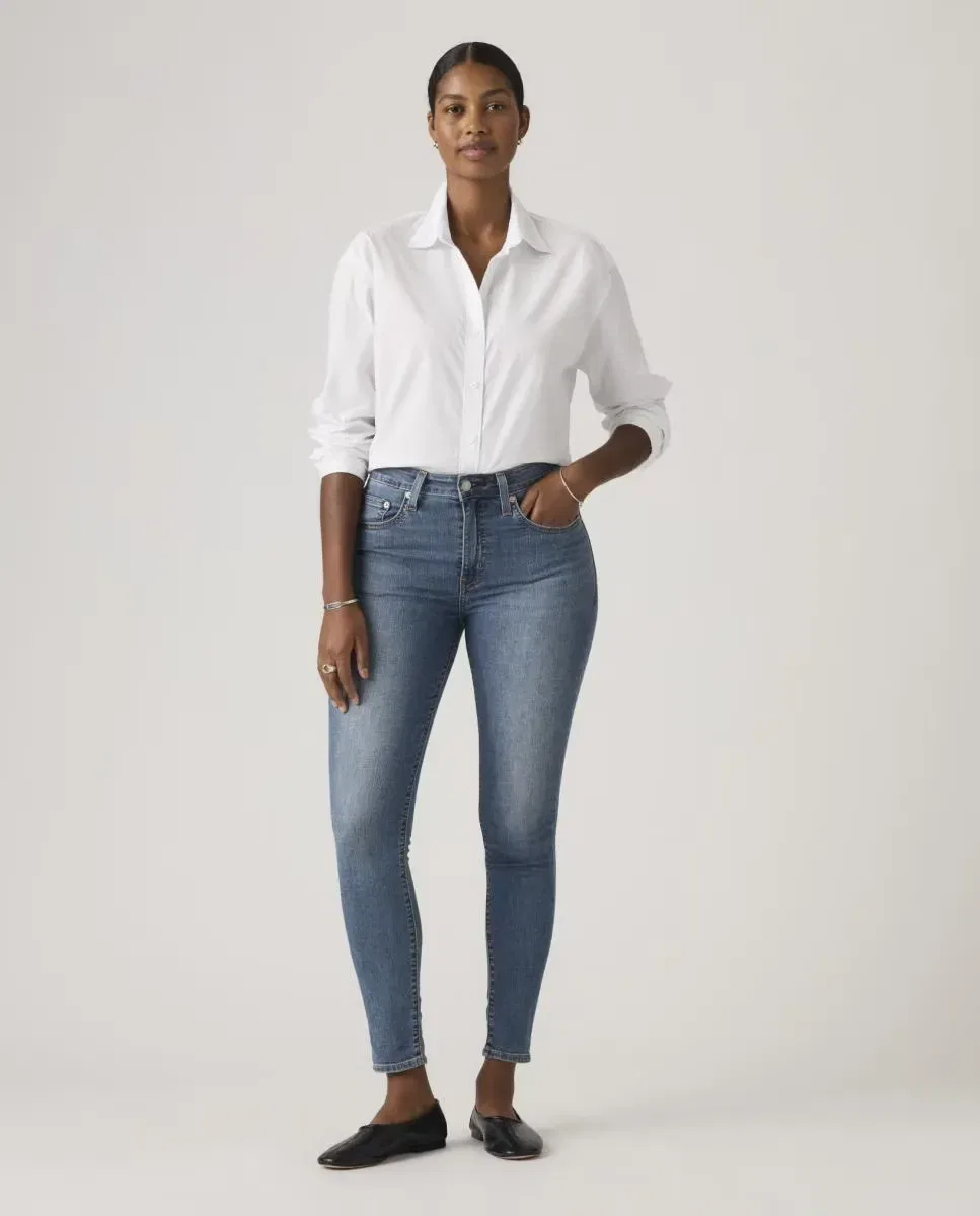 Женские джинсы-скинни с высокой посадкой 721 High Rise Skinny Levi's, Azul