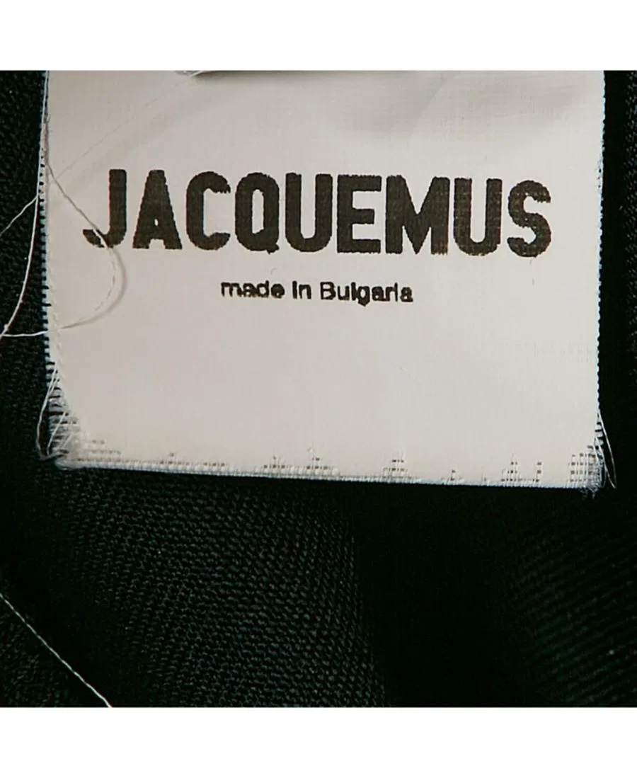 Женская мини-юбка-трапеция с пуговицами Jacquemus, Navy Blue — фото 4
