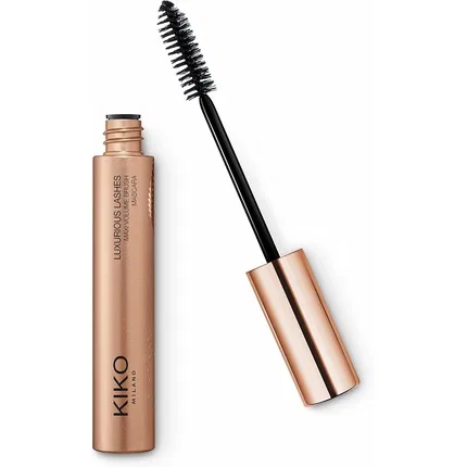 Тушь для ресниц Luxurious Lashes Maxi Volume Brush Mascara Lash Reshaping Mascara Kiko Milano, Черная