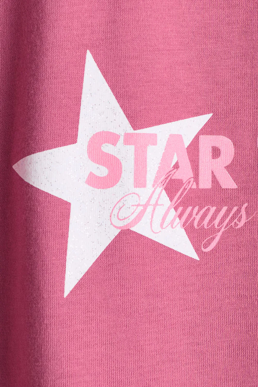 Хлопковая футболка с принтом H&M, Rosa/Star Team — фото 3