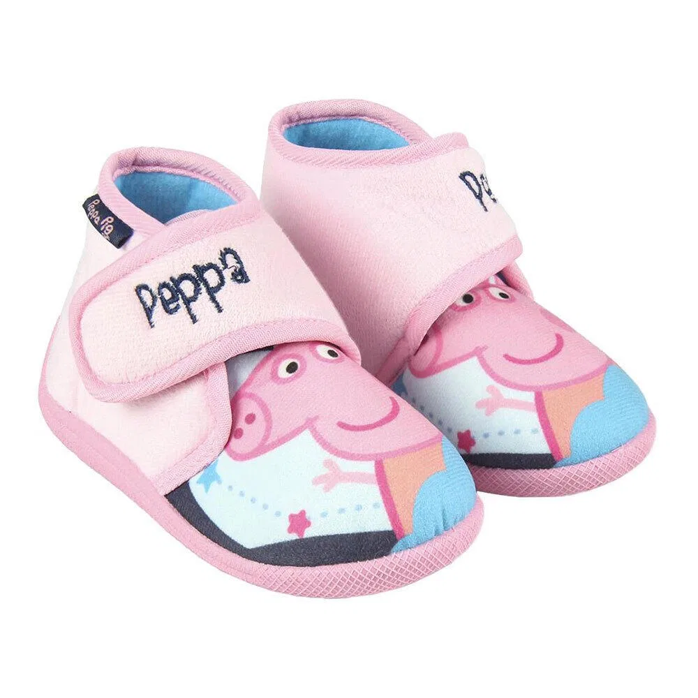 Детские тапочки с принтом Peppa Pig, Цвет Роза