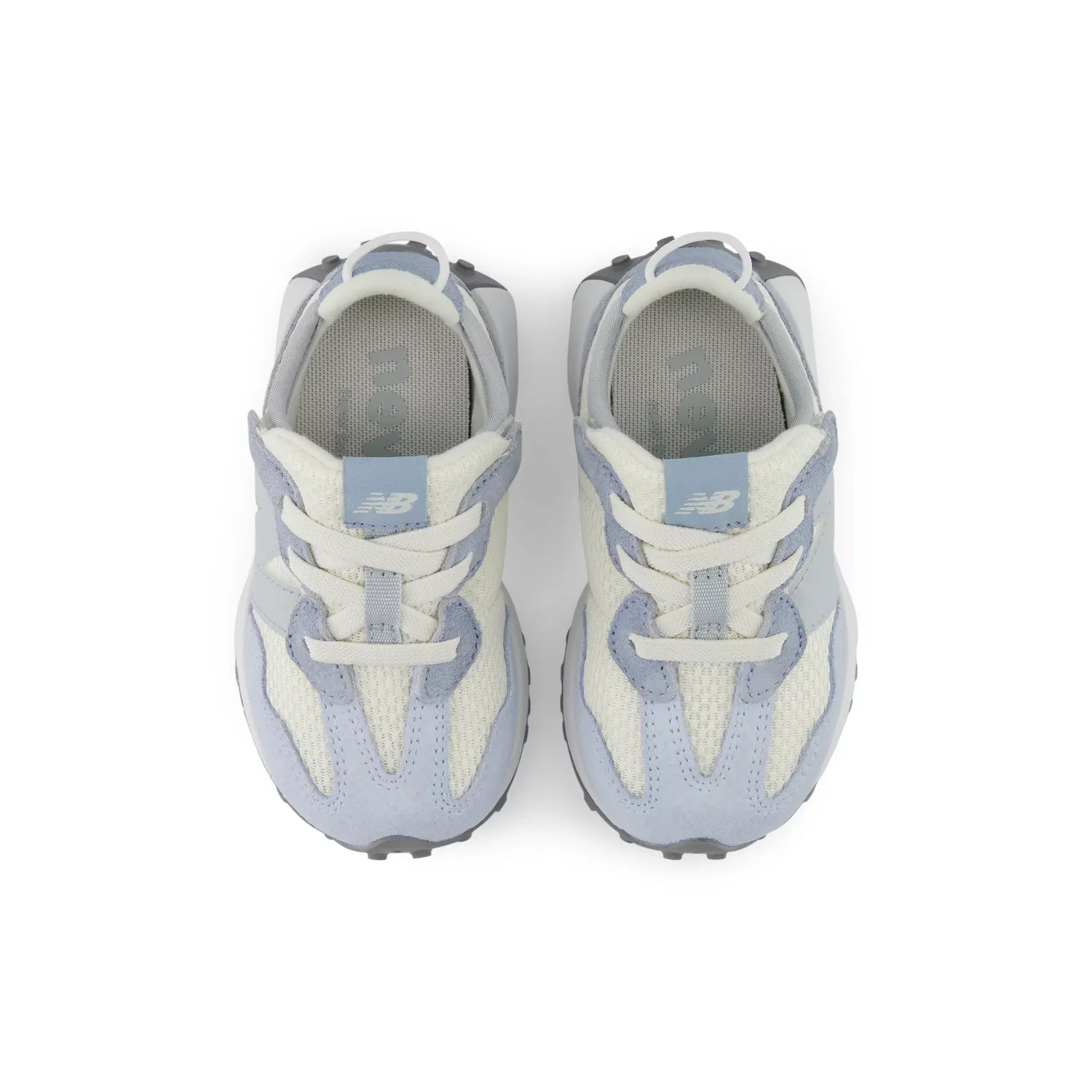 Детские кроссовки для малышей с липучками 327 New Balance, Light Arctic Grey — фото 4