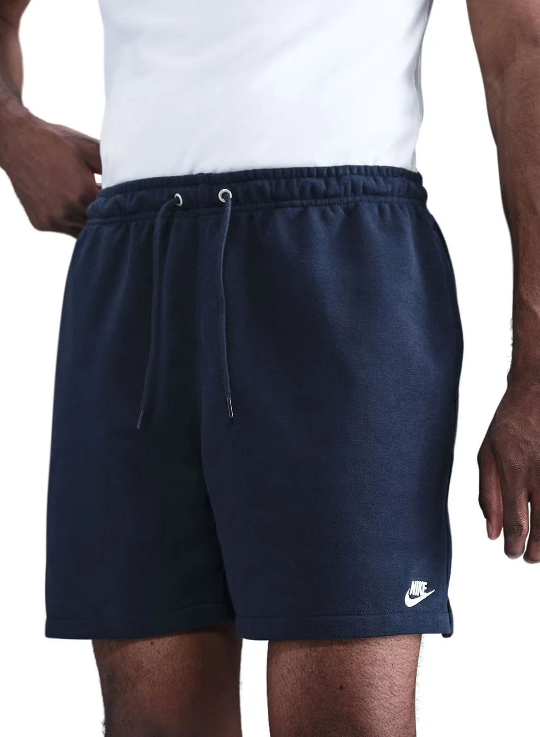 Шорты из футера с логотипом Flow Nike, обсидиановый — фото 3