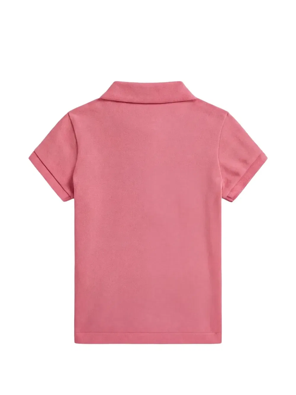 Рубашка-поло с вышитым логотипом POLO RALPH LAUREN KIDS, розовый — фото 2
