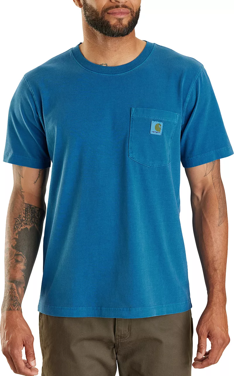 

Мужская футболка с коротким рукавом Carhartt Garment Dye, цвет Deep Lagoon