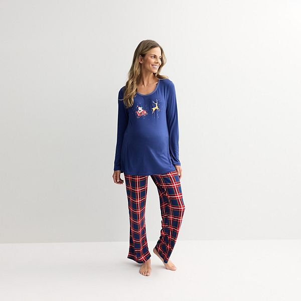 

Комплект пижамы для беременных в клетку Jammies For Your Families