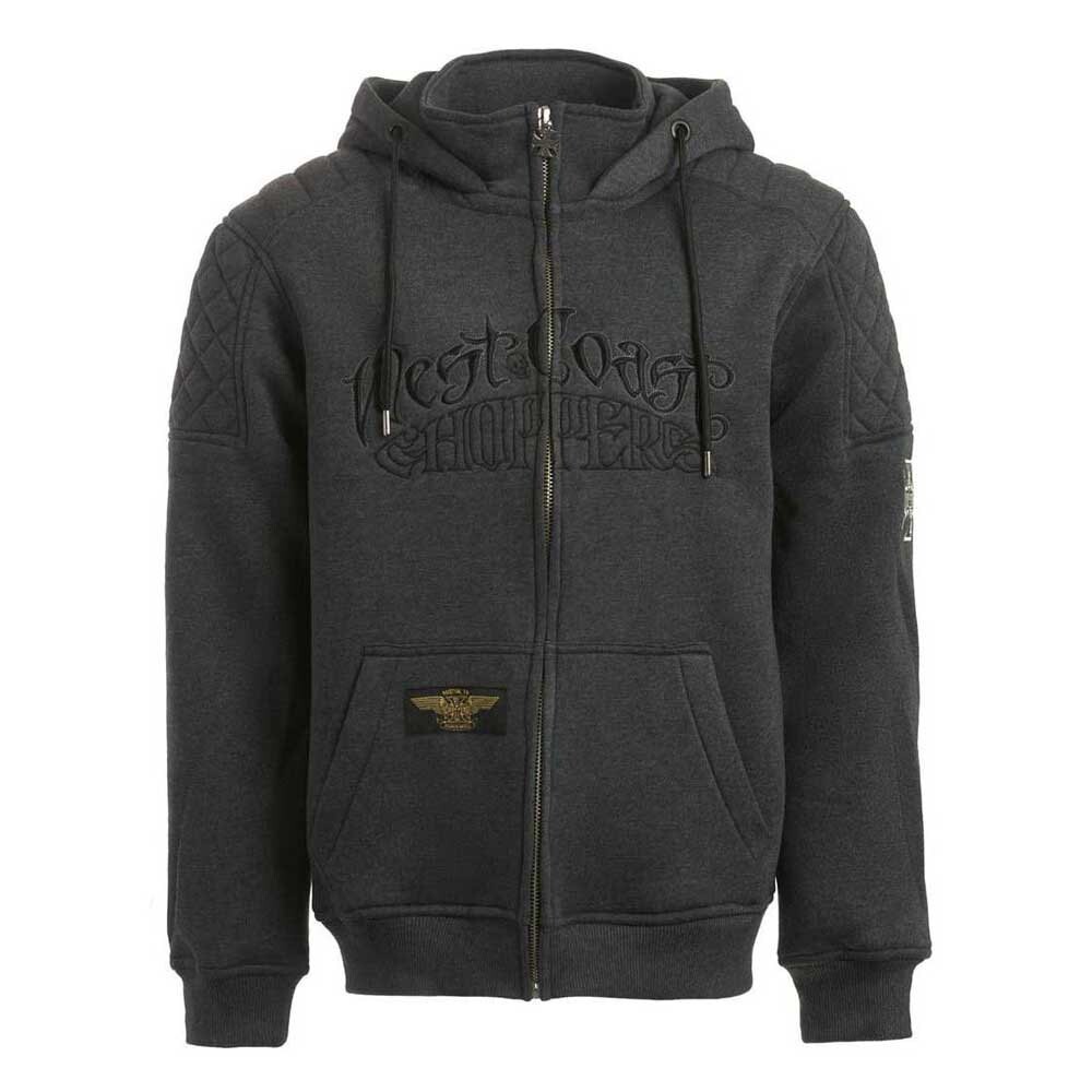 

Толстовка West Coast Choppers Choppers Por Vida Full Zip, серый