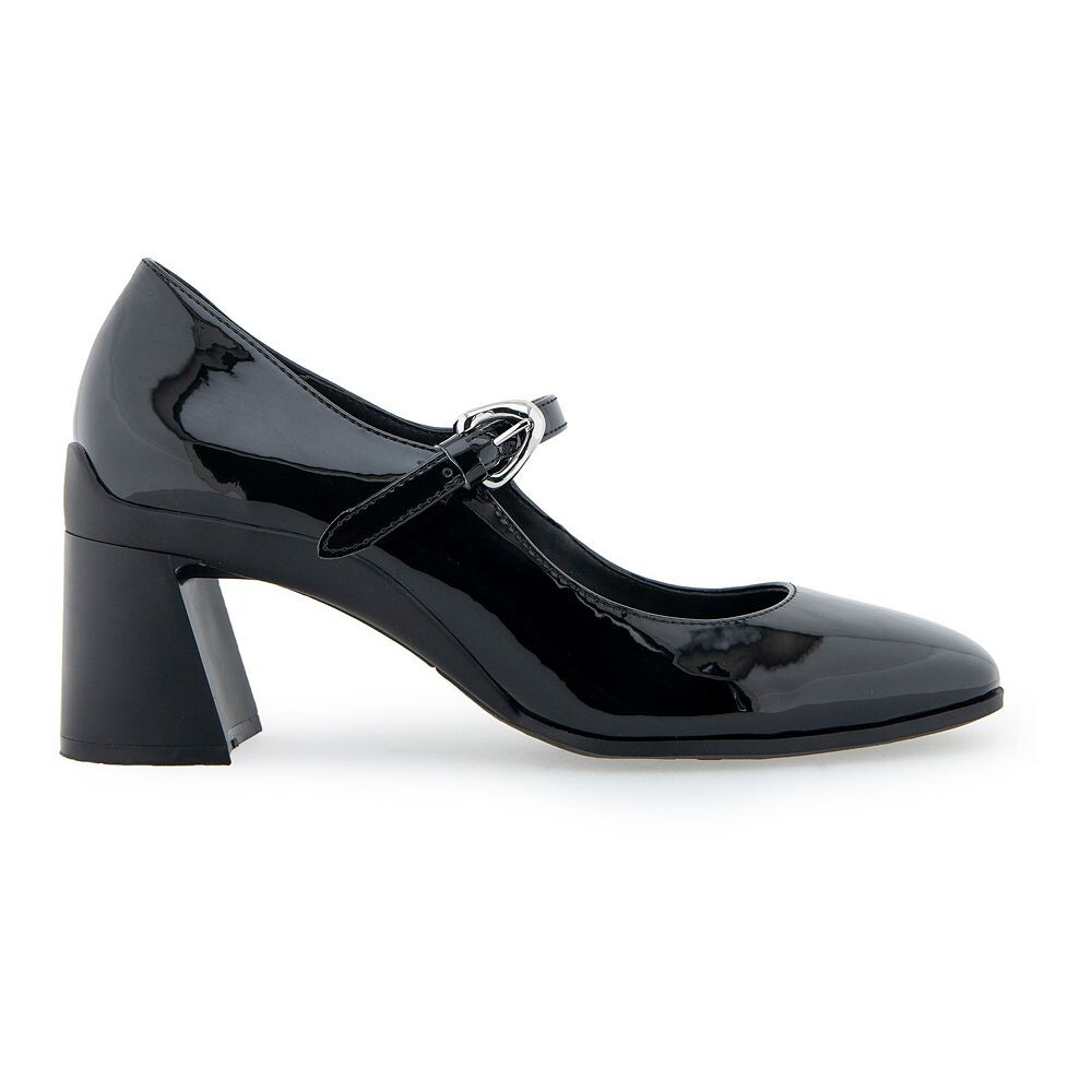 Аэрозоли Cali Женские туфли Mary Jane Heels Aerosoles, цвет Black Patent Faux Leat — фото 2