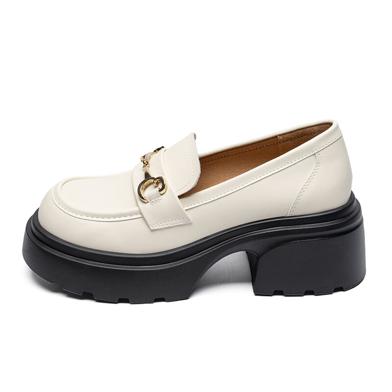 

Лоферы женские Zhr, цвет Beige[Simple Style]-AH572